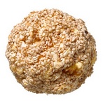 Медово-ореховые шарики из попкорна в кунжуте