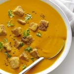 Морковно - имбирный суп-пюре с тофу