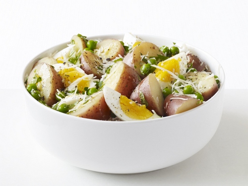 Фото Картофельный салат с яйцами