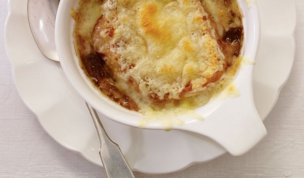 Фото Луковый суп с сыром