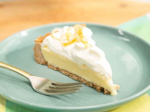 Фото Замороженный лимонный пирог со сгущенным молоком