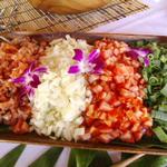 Гавайский салат-закуска с лососем «Ломи-ломи»