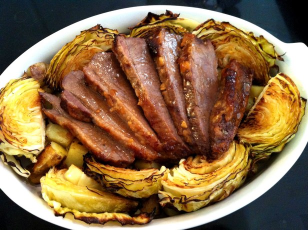 Как приготовить - Солонина из говядины, тушеная с капустой и картофелем