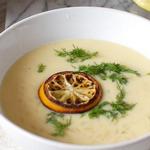 Авголемоно (греческий куриный суп с яично-лимонным соусом)
