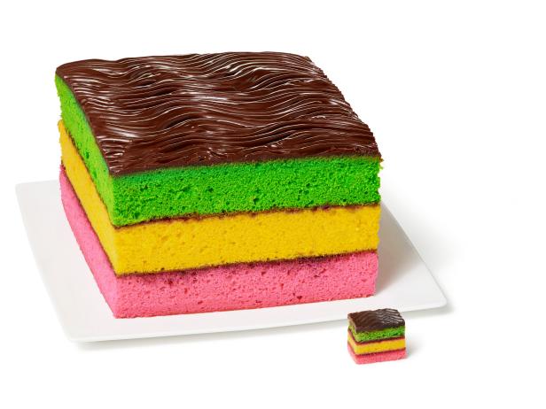 Как приготовить - Радужный торт