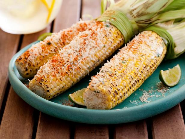 Жареная кукуруза в початках по-мексикански