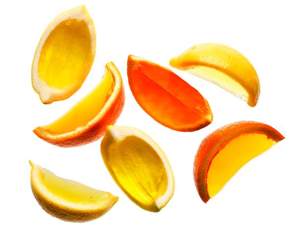 Фото Желе «Апельсиновые и лимонные дольки»