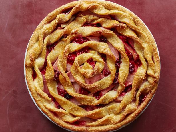 Фото Рифлёный яблочный пирог
