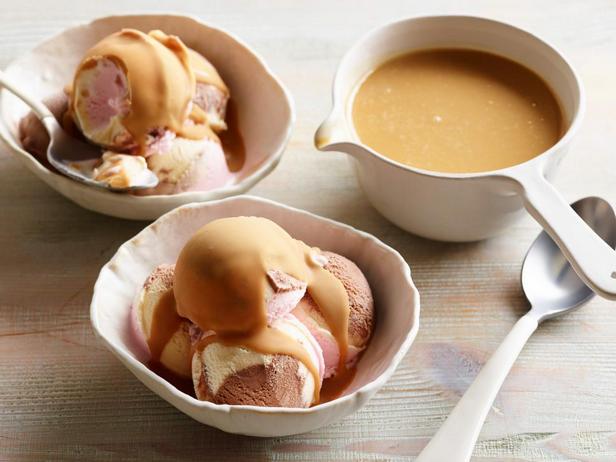 Фотография блюда - Глазурь для мороженого из арахисовой пасты