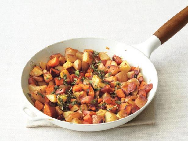 Как приготовить - Картофель батат, жареный на сковороде