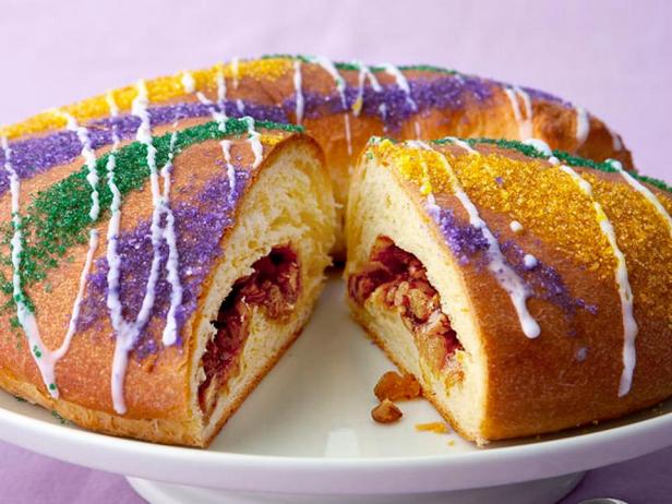 Американский пирог волхвов на праздник Марди Гра