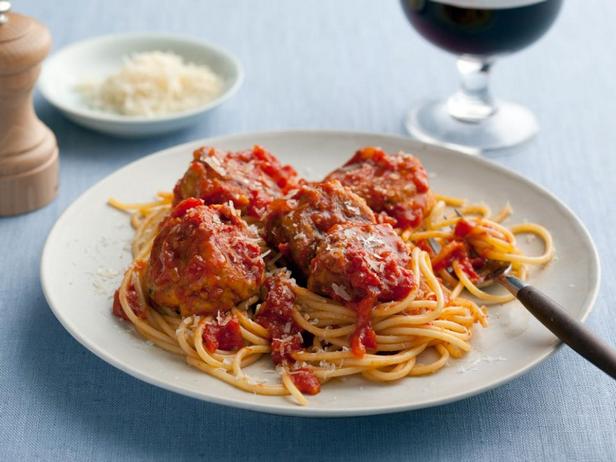 Спагетти с фрикадельками без мяса