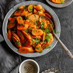Марокканский морковный салат