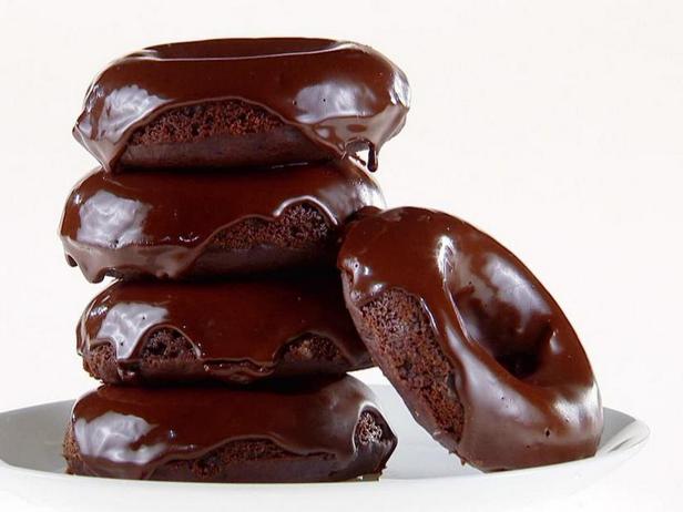 Фото Веганские пончики в шоколаде