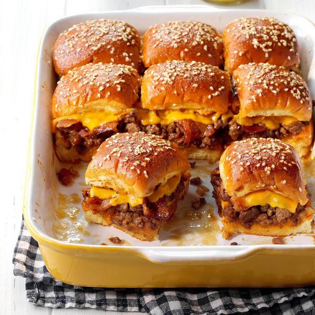 Фото Самые простые мини-чизбургеры