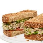 Сэндвич с салатом из сардин