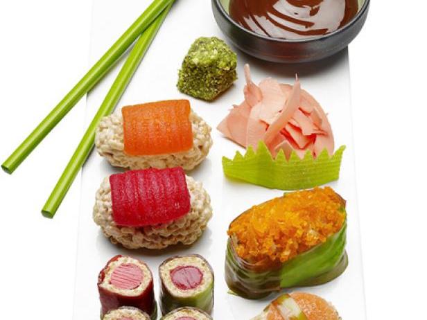 Фото Первоапрельские суши: Десерт из воздушного риса
