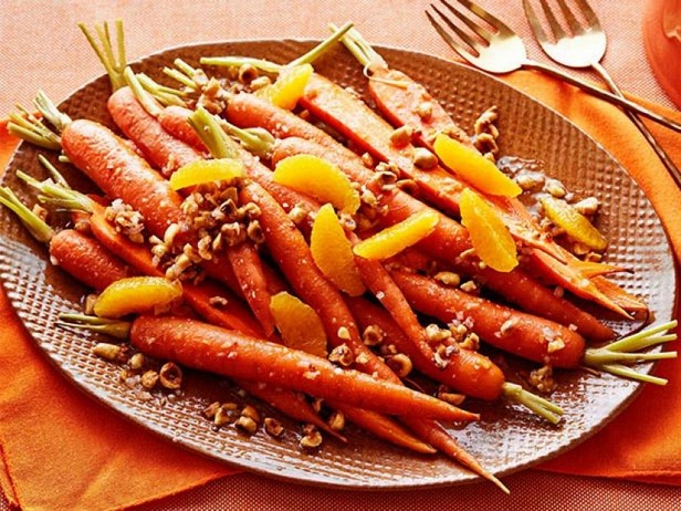 Фото Морковь в винегретной заправке с фундуком