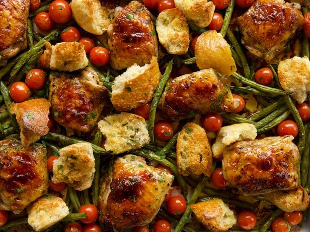 Как приготовить - Ужин на противне: Курица с овощами по-итальянски
