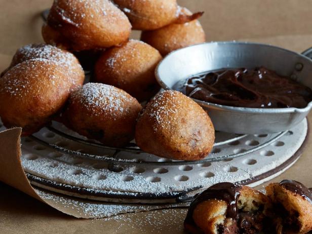 Как приготовить - Пончики с арахисовой пастой и шоколадом