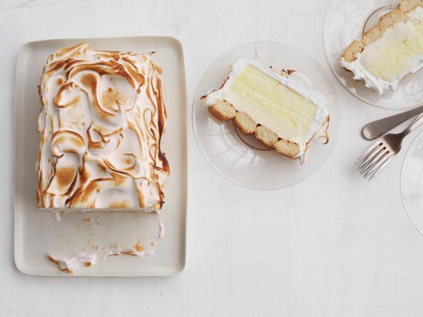 Как приготовить - Лимонный торт-мороженое «Запечённая Аляска»