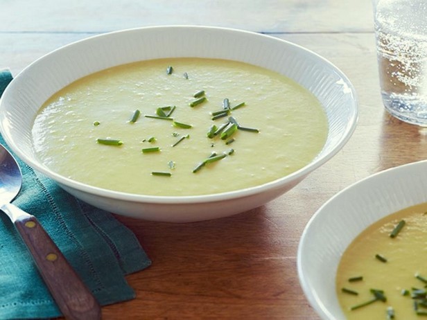 Крем-суп из лука порея с картофелем