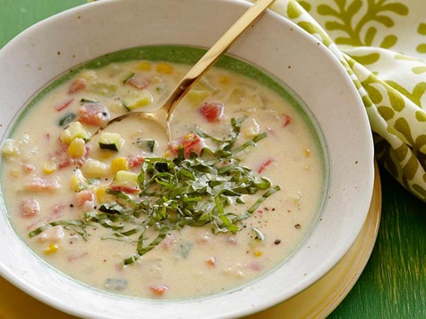 Овощной крем-суп с кукурузой