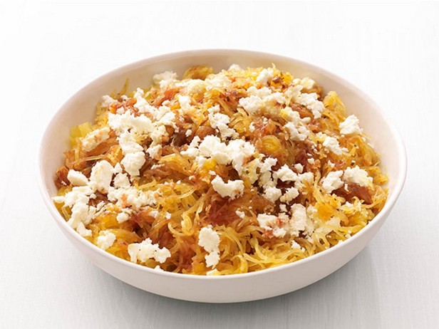 Тыква-спагетти с сыром фета