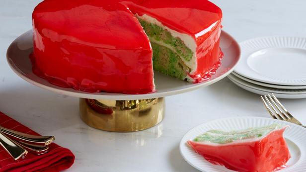 Как приготовить - Праздничный торт в зеркальной глазури