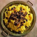 Жёлтый рис с шафраном по-ирански