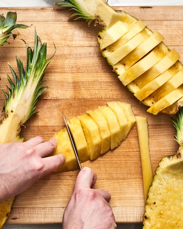 Как приготовить - Как сделать лодочку из ананаса