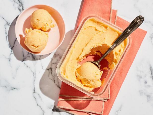 Как приготовить - Персиковое мороженое без мороженицы