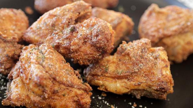 Как приготовить - Жареная курица с укропной солью