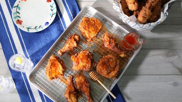Как приготовить - Жареная курица из рассола с острым медовым соусом
