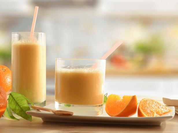 Фото Апельсиновый молочный коктейль