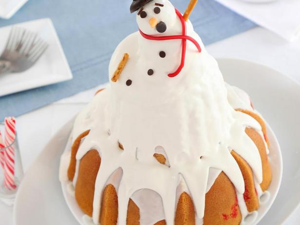 Как приготовить - Новогодний торт «Тающий снеговик»