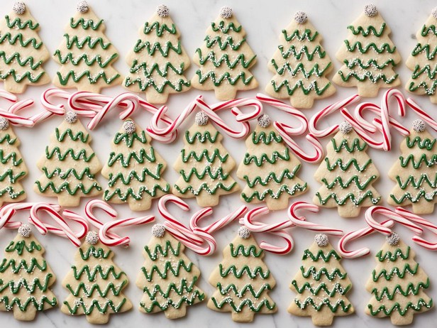 Мятное печенье «Рождественская елка»